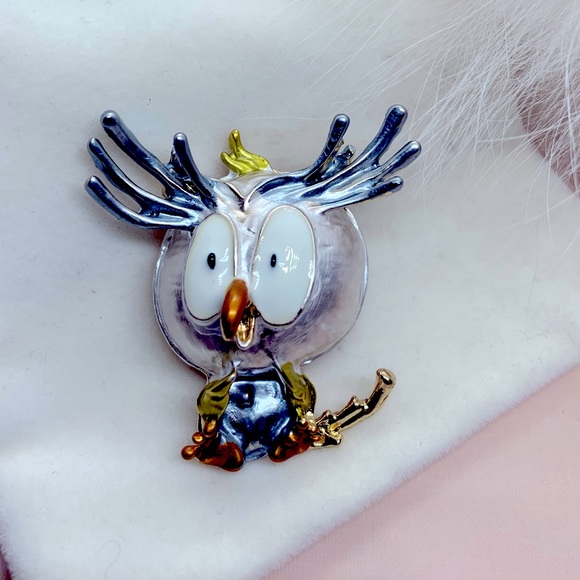 Cute Owl Brooch - Picture 1 of 3